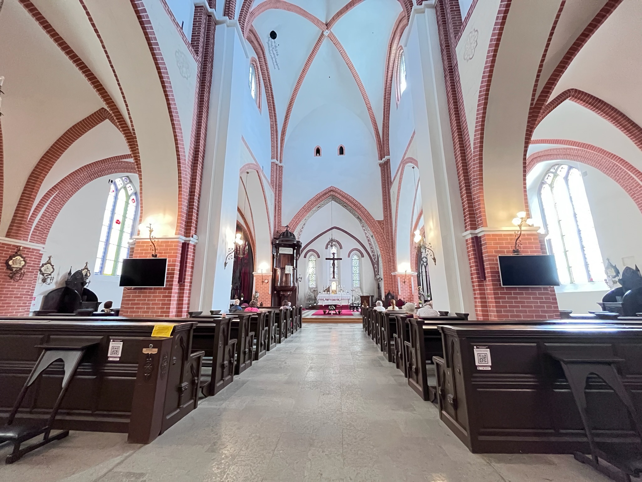 St. Jacob's Catholic Cathedral of Riga の聖堂内部