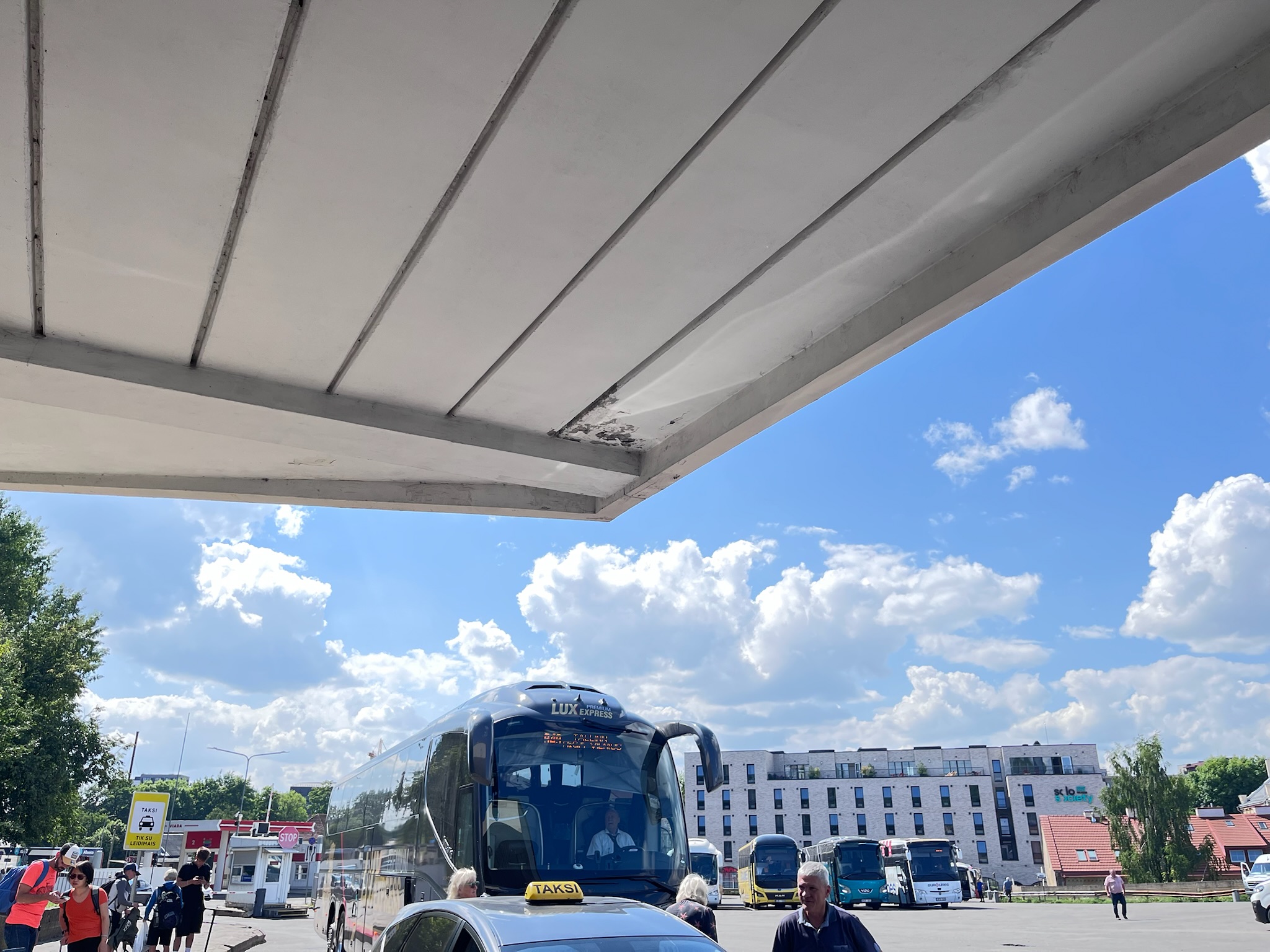 リトアニア・ヴィリニュスバスターミナル(Vilnius Coach Station)に到着