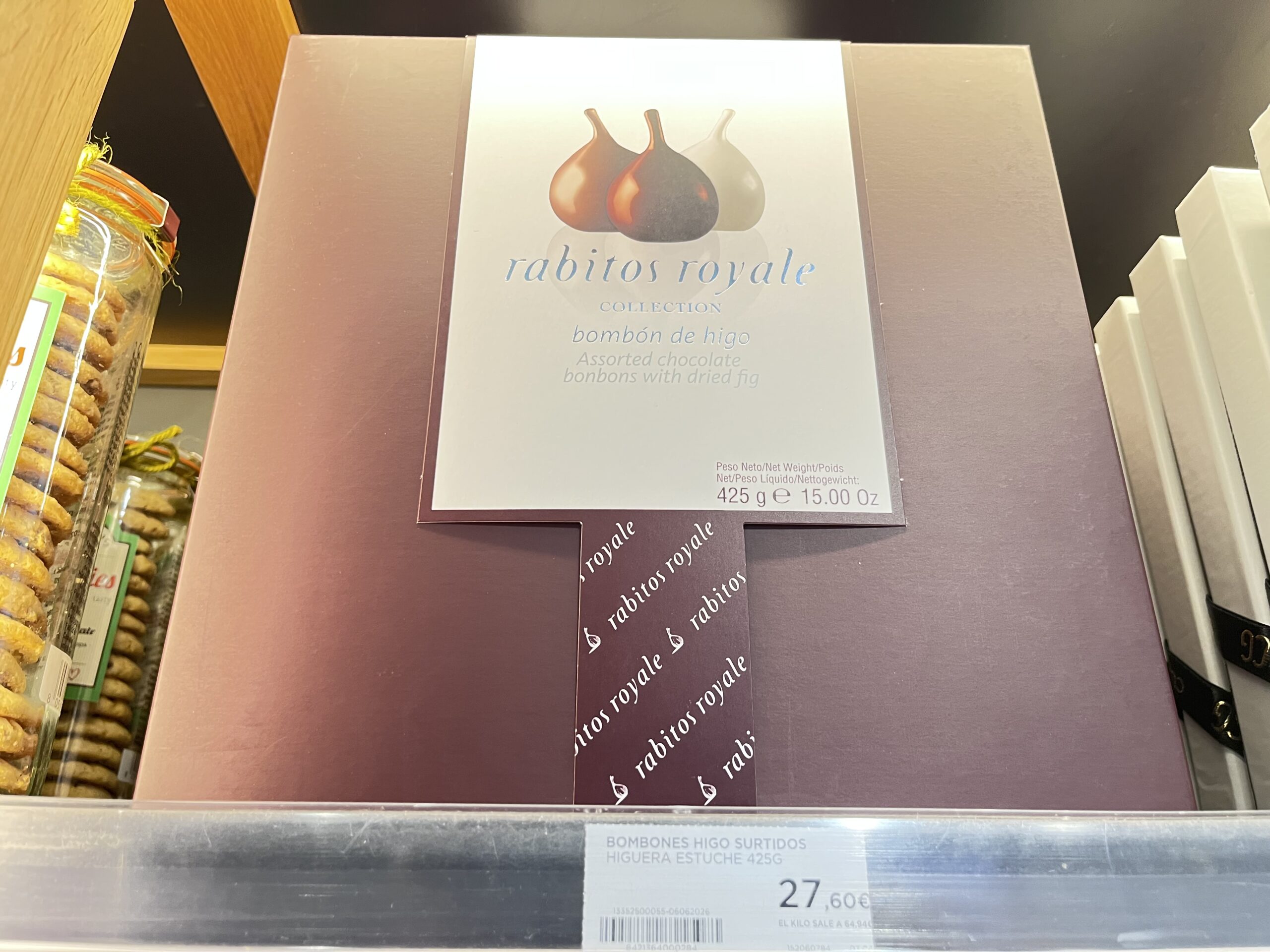 ギフトやばらまきにおすすめなRabitos Royaleいちじくチョコレートのアソート大箱